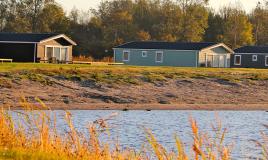 camping de Lauwersoog aux Pays-Bas Schalet de Puntoverwater