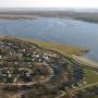 Vue aérienne camping de Lauwersoog